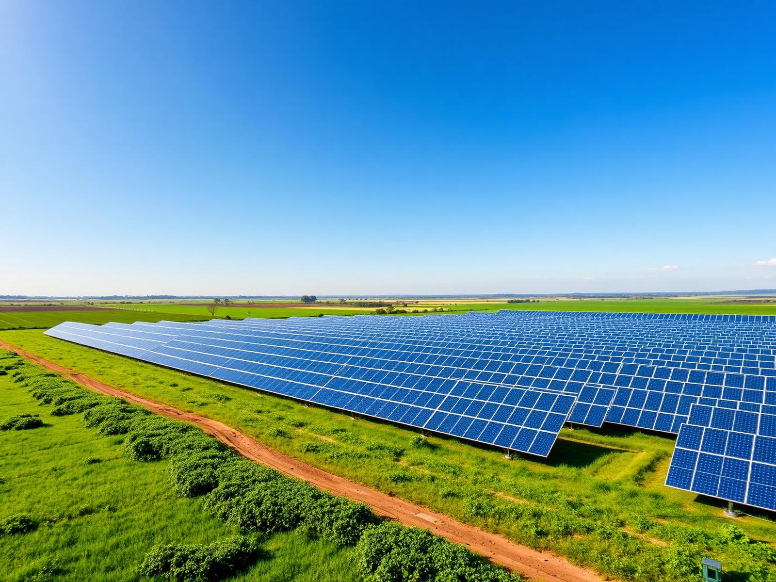 Usina de energia solar da Restarte Solar